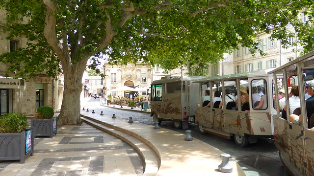 Tourist train in Avignon