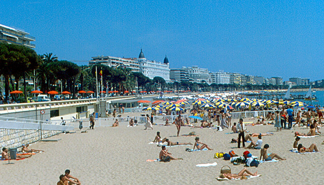 Beach in Cannes