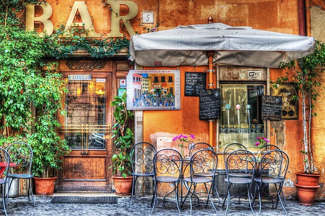 Rome bars and restaurants