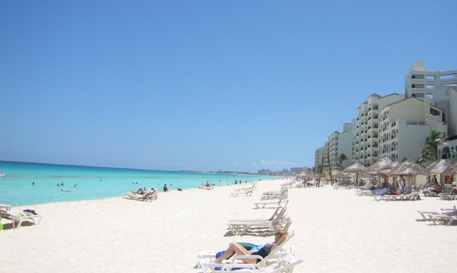 Beach in Cancun