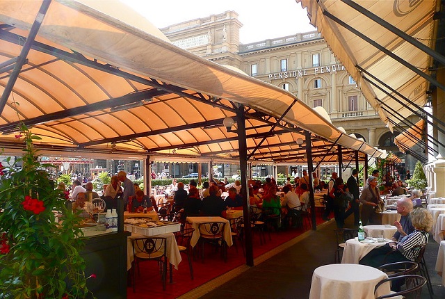 Fine dining in Florence