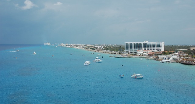 Cozumel ferry view