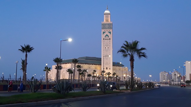 Hassan II mosque in Casablanca