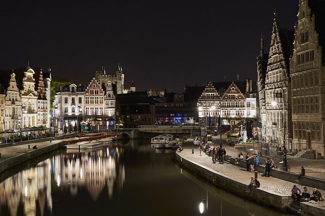 Ghent at night