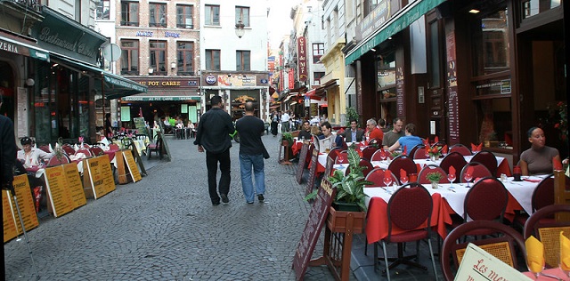 Dining in Brussels