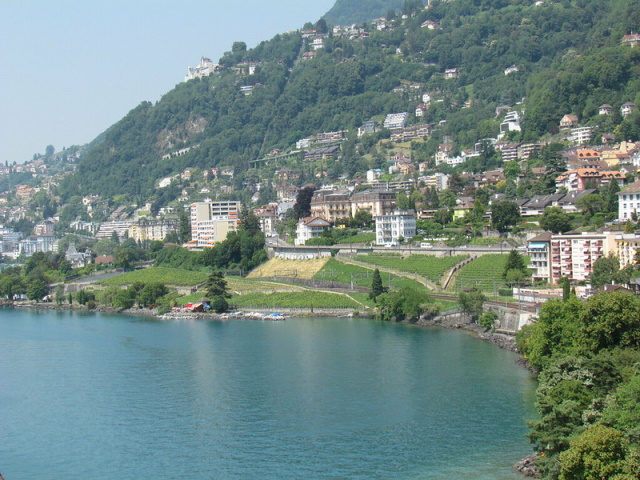 Montreux lakeside promenade