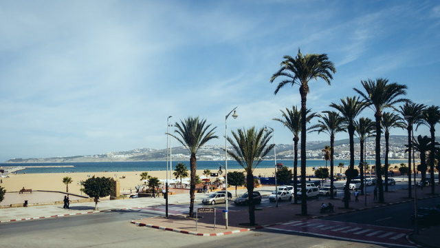 Tangier seafront promenade